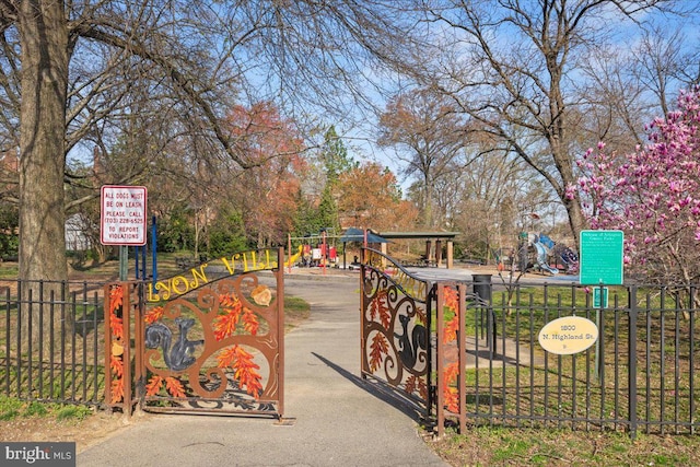 view of gate