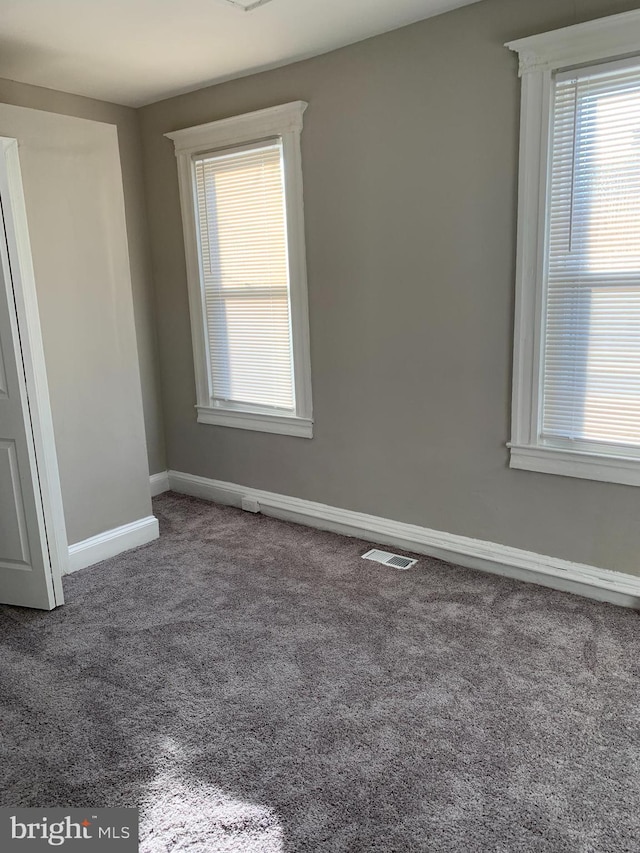 spare room with carpet