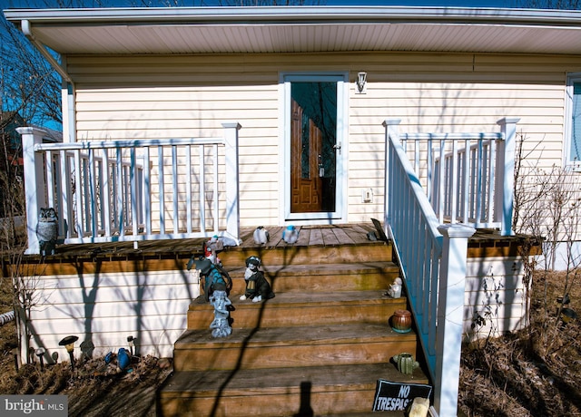 view of entrance to property