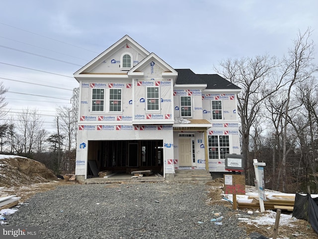 view of property under construction