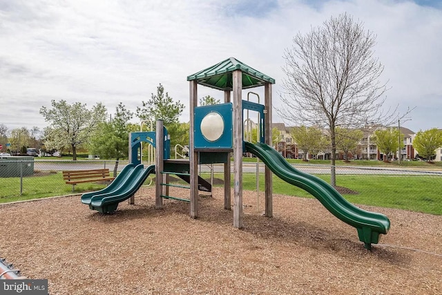 view of jungle gym