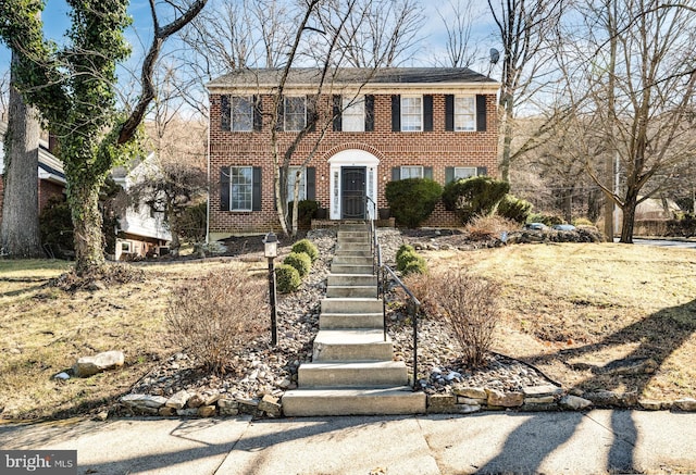 view of colonial-style house