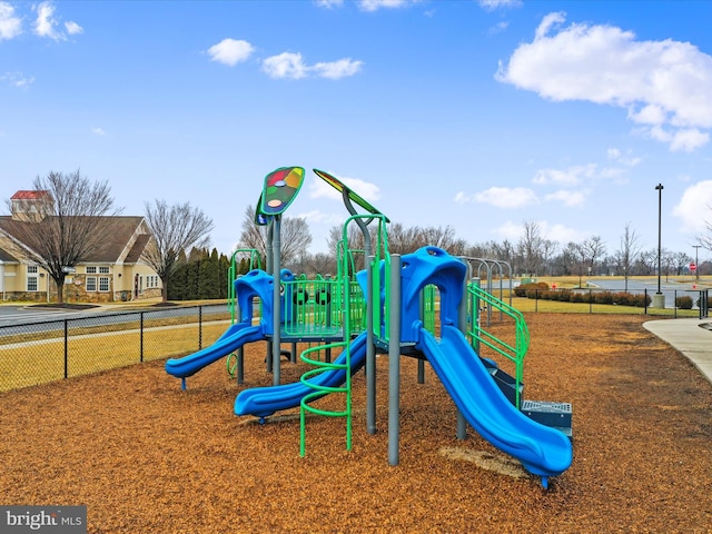 view of jungle gym