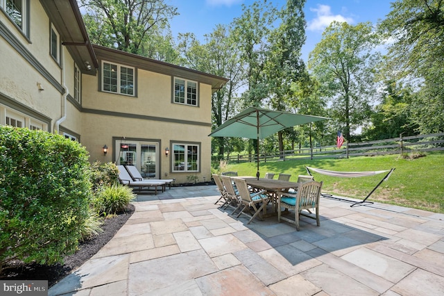 view of patio / terrace