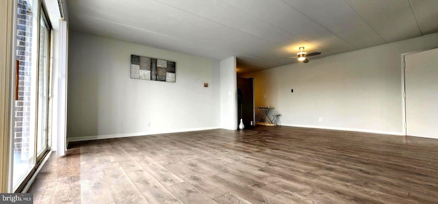 6011 Emerson St Unit 307, Bladensburg, MD 20710 - interior space with hardwood / wood-style floors and ceiling fan