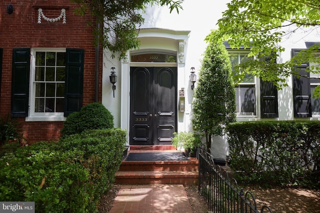 view of entrance to property