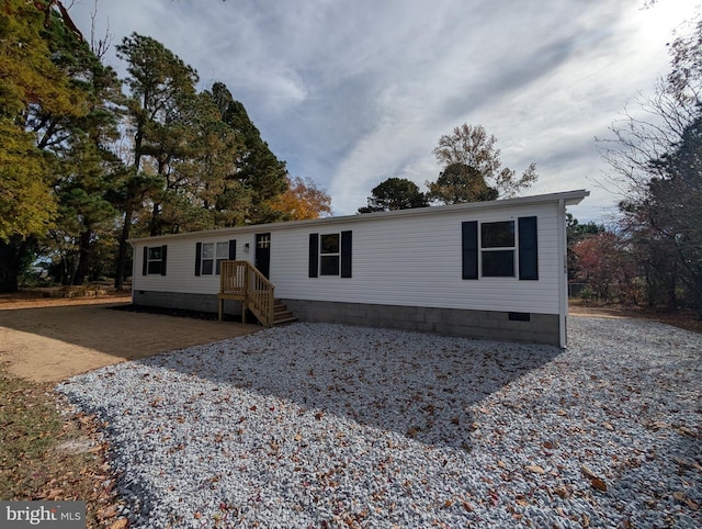 view of manufactured / mobile home