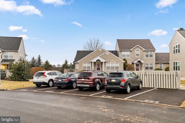 view of vehicle parking