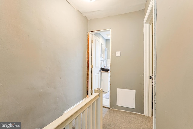 813 Greenhill Rd, Sharon Hill, PA 19079 - hallway with light colored carpet