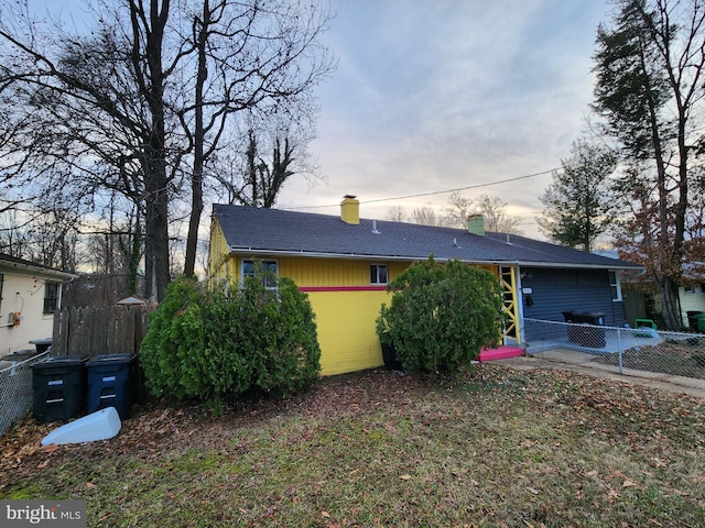 view of ranch-style home