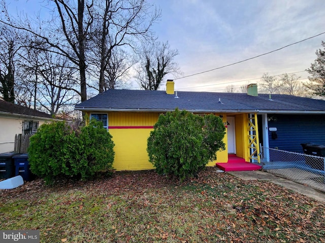 view of ranch-style house