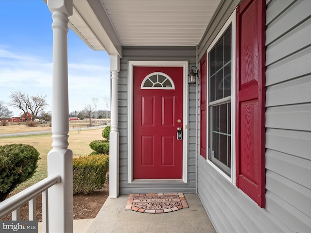 view of entrance to property