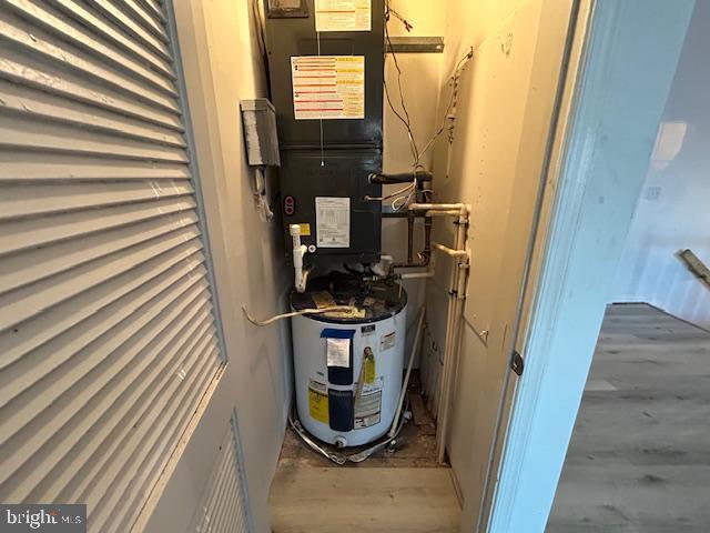 utilities featuring electric water heater