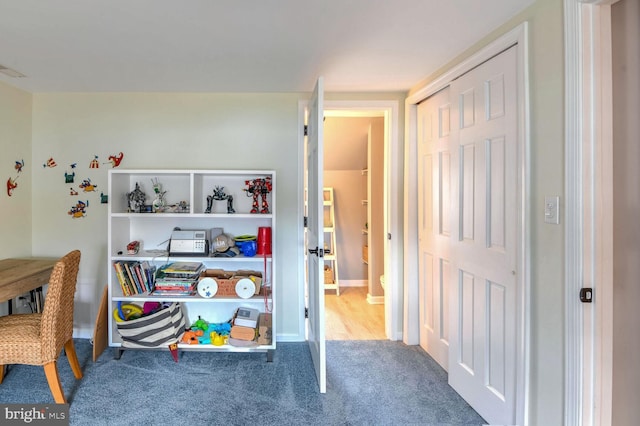 interior space featuring a closet