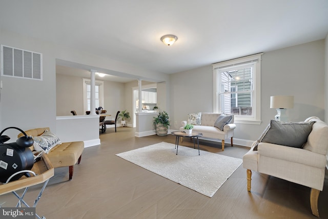 view of living room