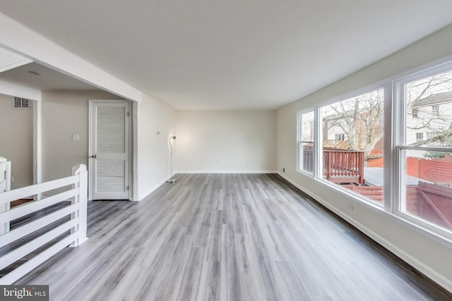 interior space featuring light hardwood / wood-style floors