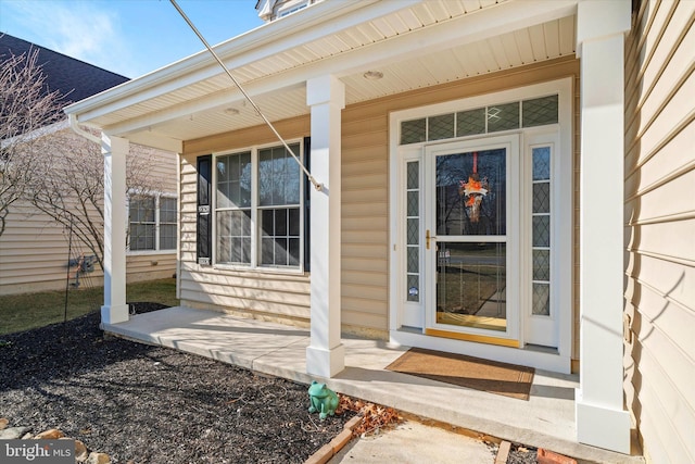 view of entrance to property