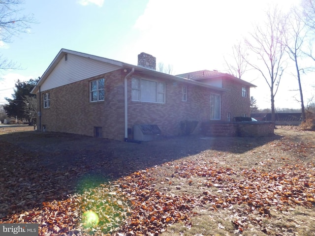 view of rear view of property