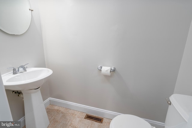 bathroom with toilet