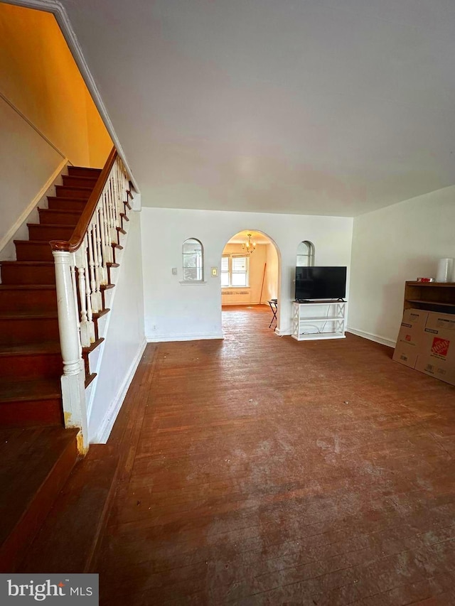 view of unfurnished living room