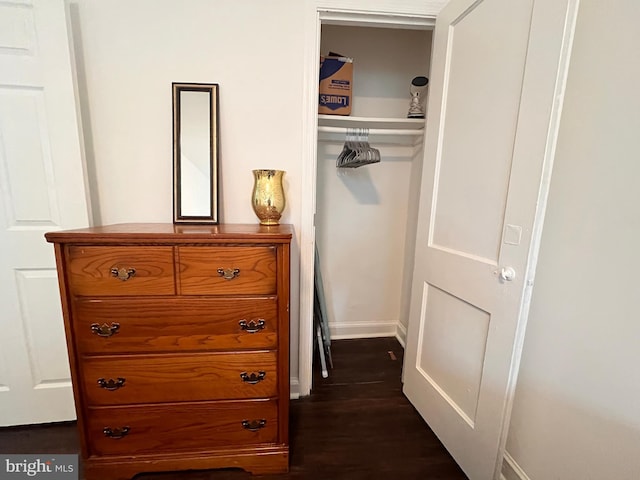 view of closet