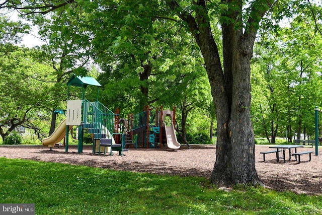 view of communal playground