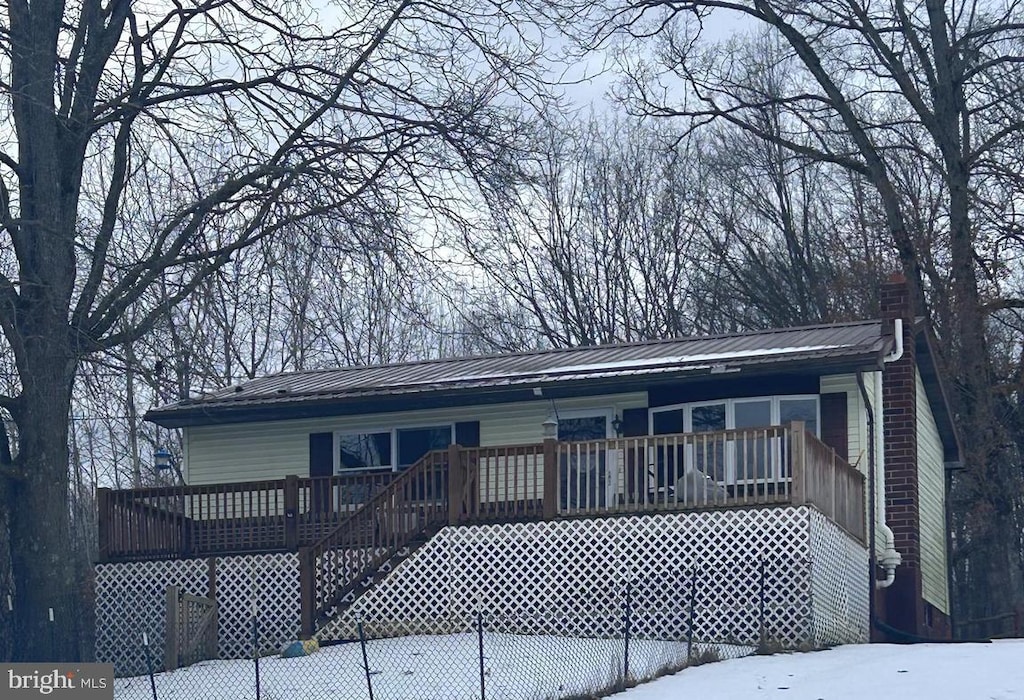 view of front of home