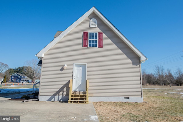 view of rear view of house