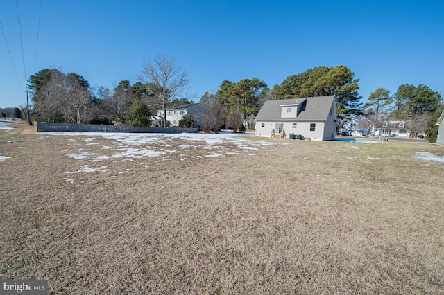 view of yard