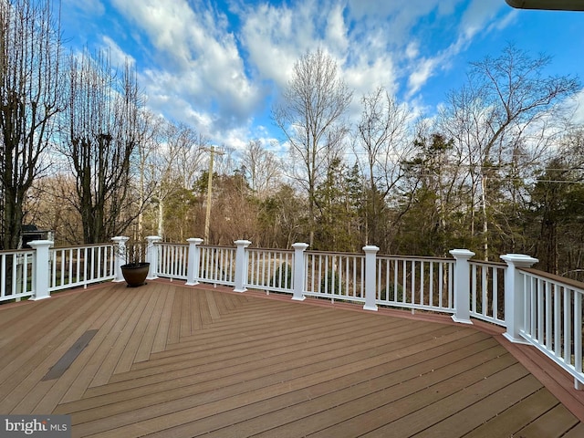 view of deck