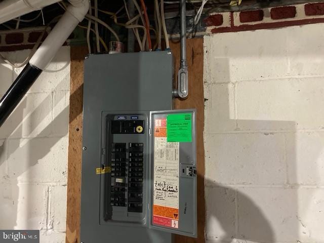 106 Centerton Rd, Bridgeton, NJ 08302 - utility room featuring electric panel