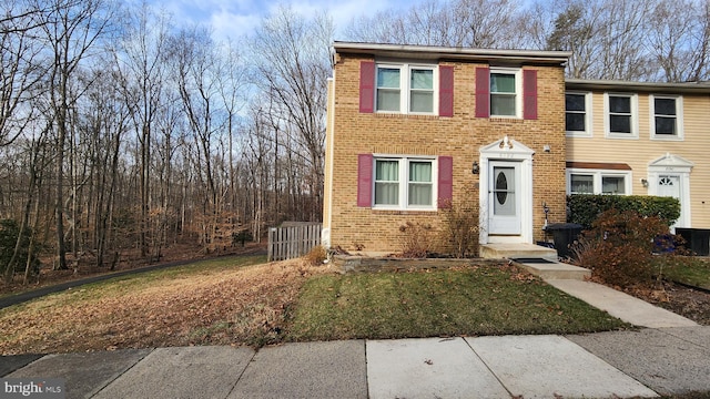 view of property with a front yard