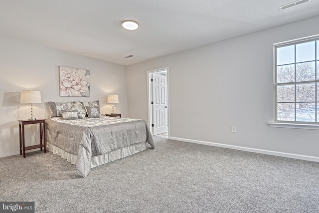 bedroom with carpet flooring