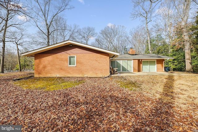 view of side of property