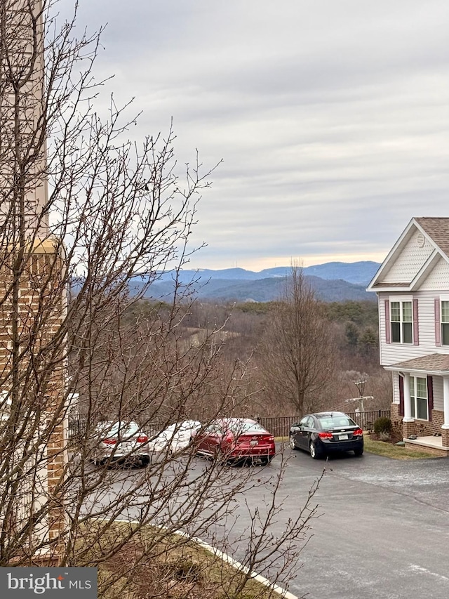 view of mountain feature