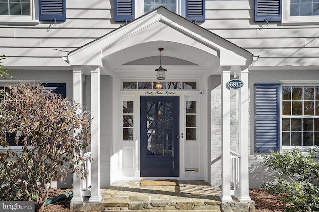 view of entrance to property