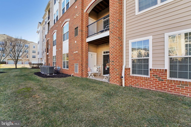 view of property with central AC unit