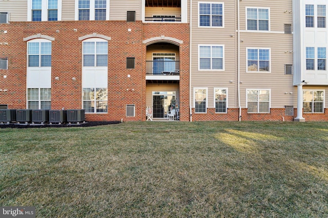 view of property with central AC