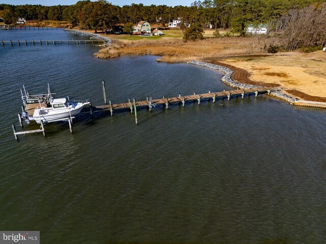 1308 Town Point Rd, Cambridge, MD 21613 - view of dock with a water view