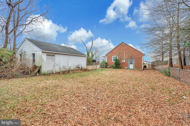 exterior space with a lawn