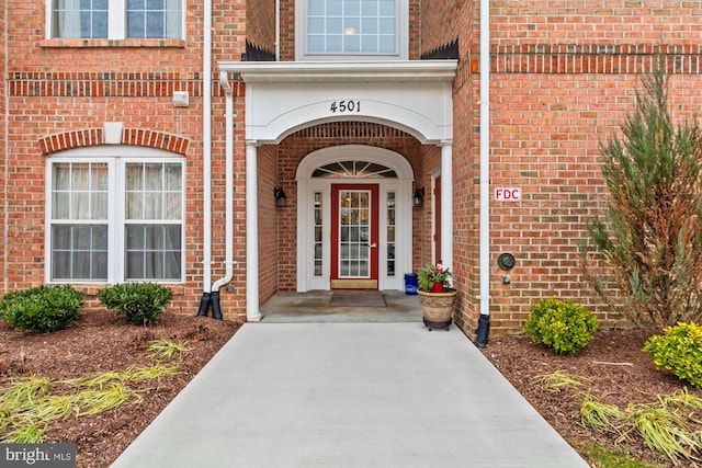 view of property entrance