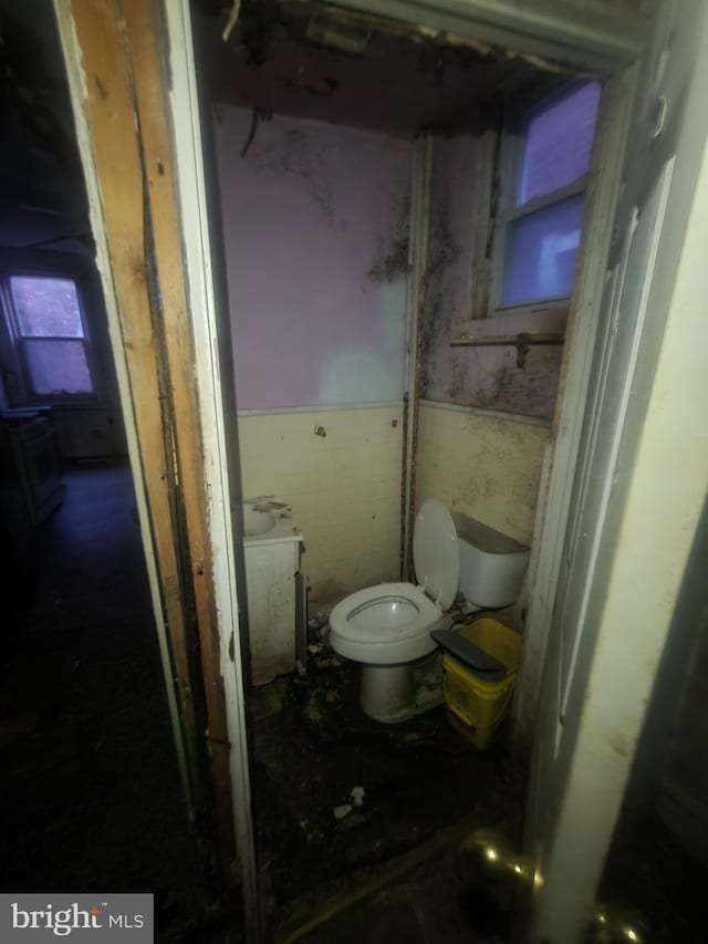 bathroom with toilet