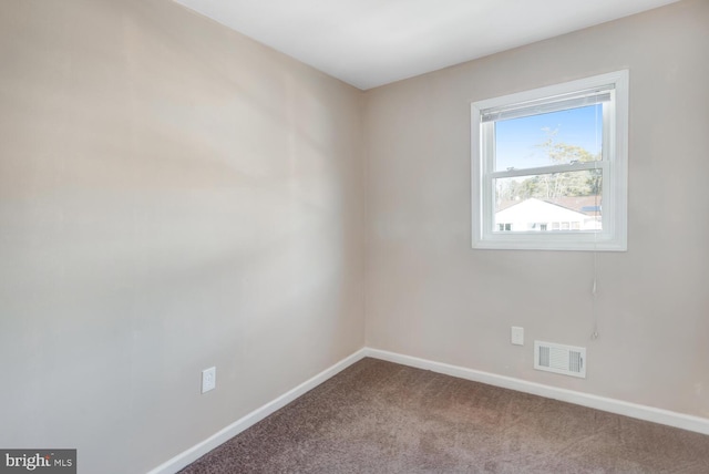 empty room featuring carpet floors