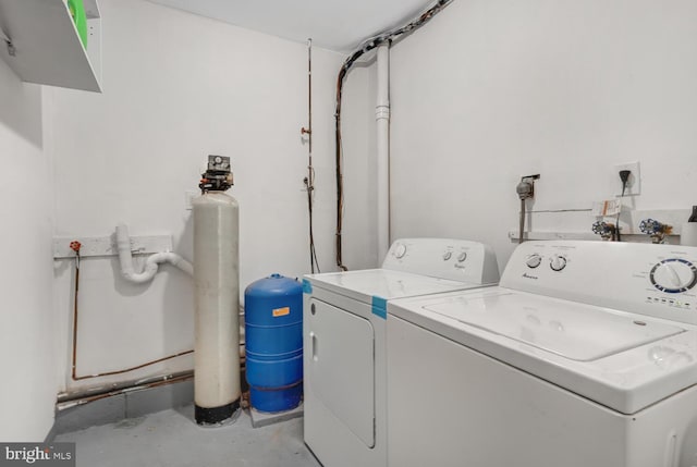 washroom featuring separate washer and dryer