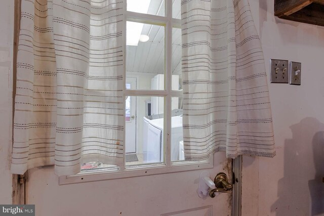 264 S Main St, Pleasant Gap, PA 16823 - interior details with washer / clothes dryer