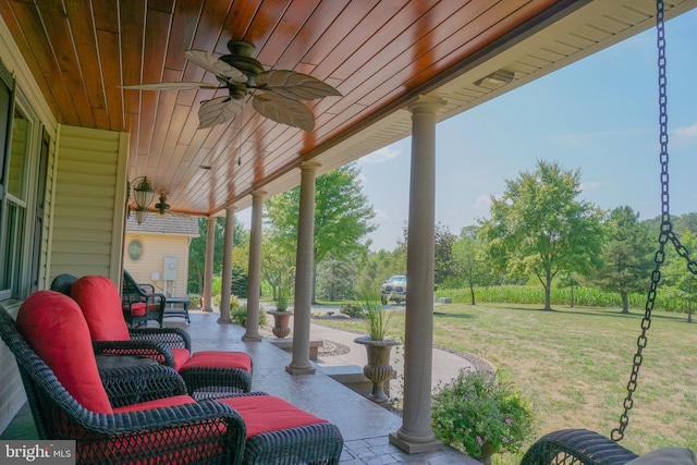 view of patio