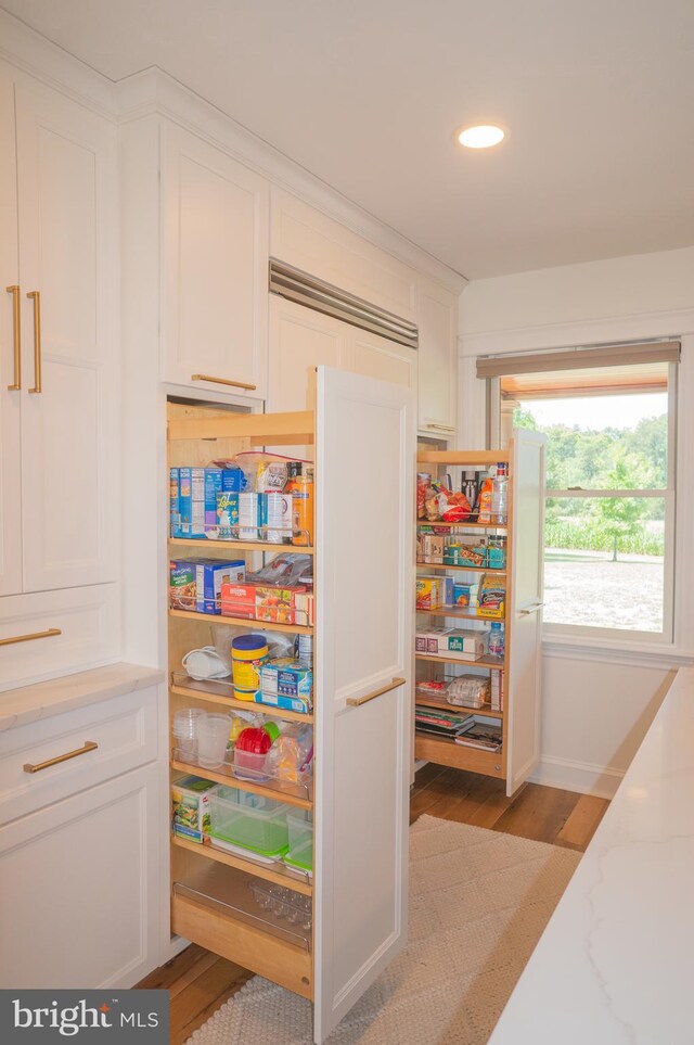 view of pantry