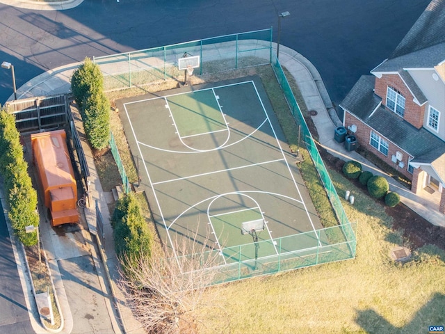 view of sport court