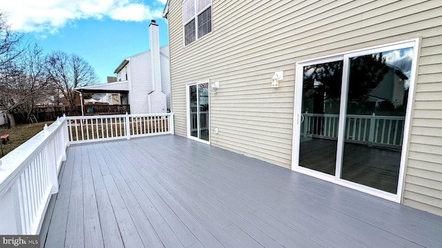 view of deck