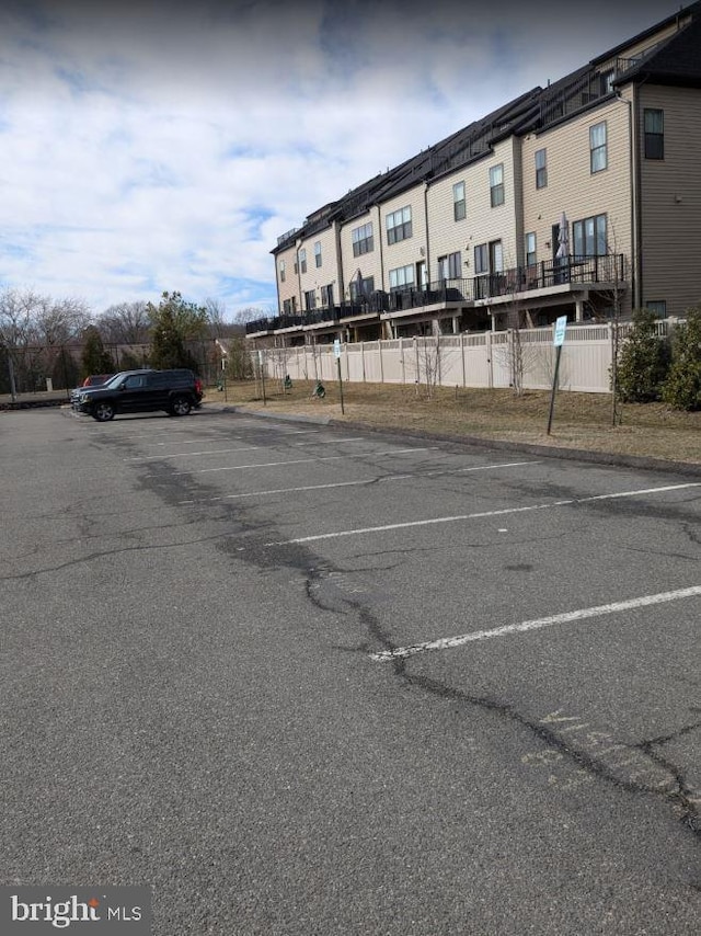 view of car parking